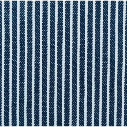 Denim Stof 145cm 008 Navy Striber - 50cm